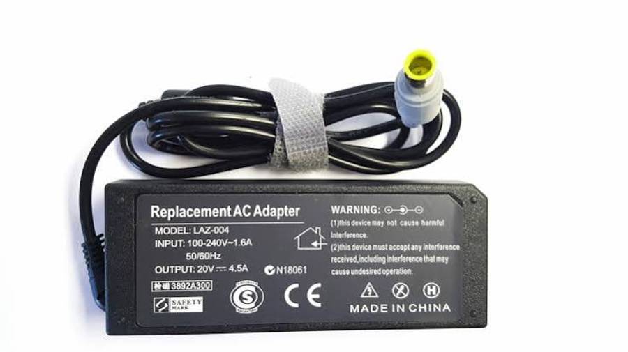 Replacement Lenovo Laptop Charger 20V/4.5A 7.9x5.5mm 65W Big Pin