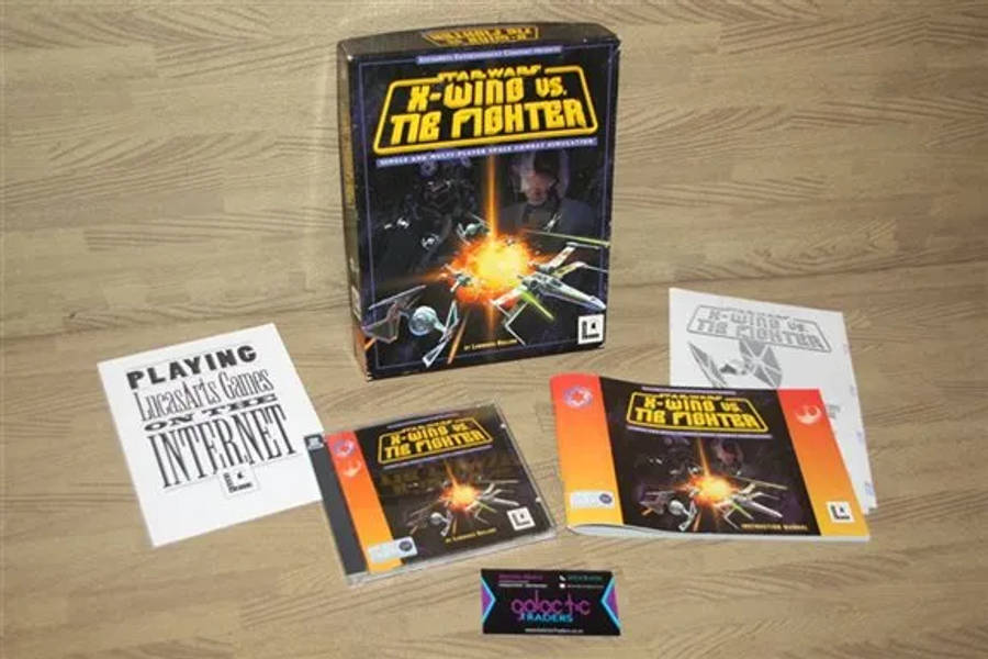 Star Wars retro PC box set game - X Wing VS Tie Fighter
