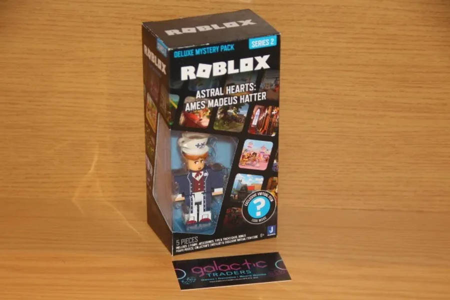 Roblox 5 Piece Deluxe Mystery Pack Astral Hearts - Ames Madeus Hatter Set