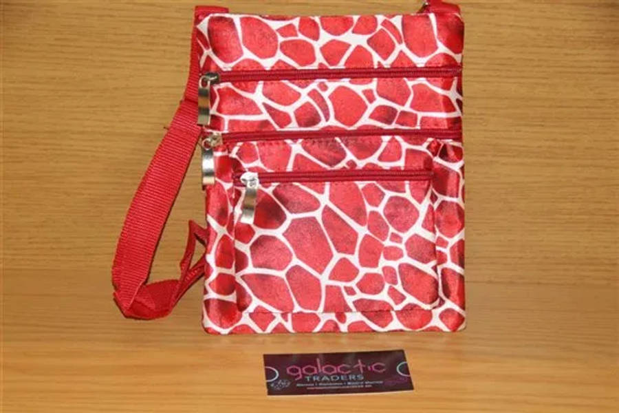 Red handbag