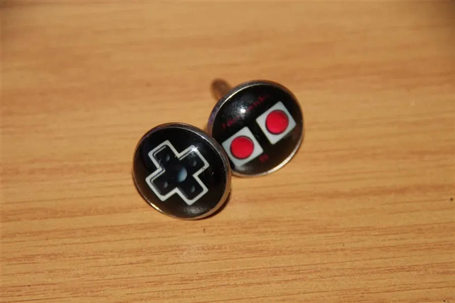 Nintendo cuff links