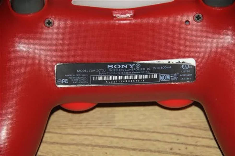 Original Sony Playstation PS4 Limited Edition Red Controller