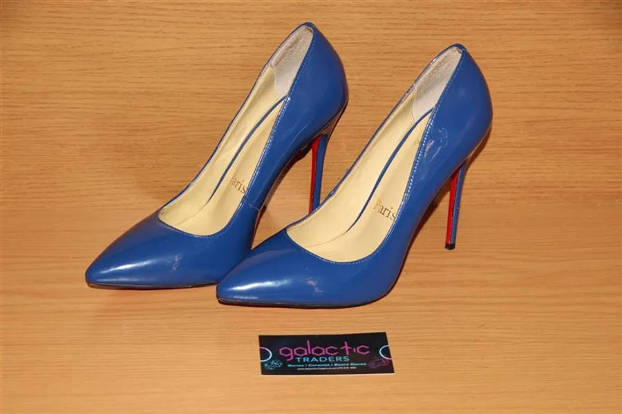 Christian Louboutin pumps Heels Royal blue knock offs