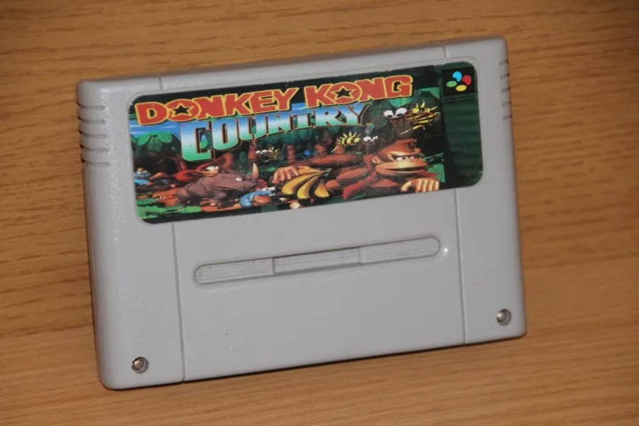 Super Nintendo SNES Donkey Kong country