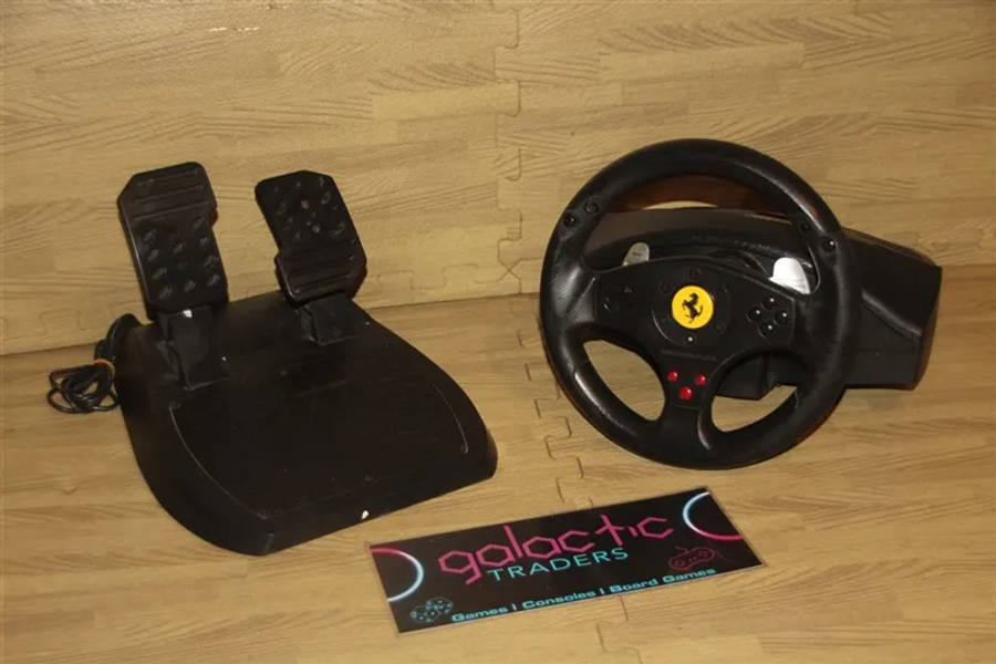 PS3 / PC Thrustmaster Ferrari GT Experience Racing Steering Wheel and Pedals Set