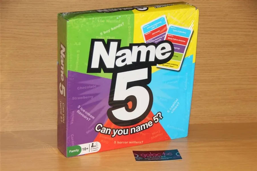 Name 5 The Green Board Game