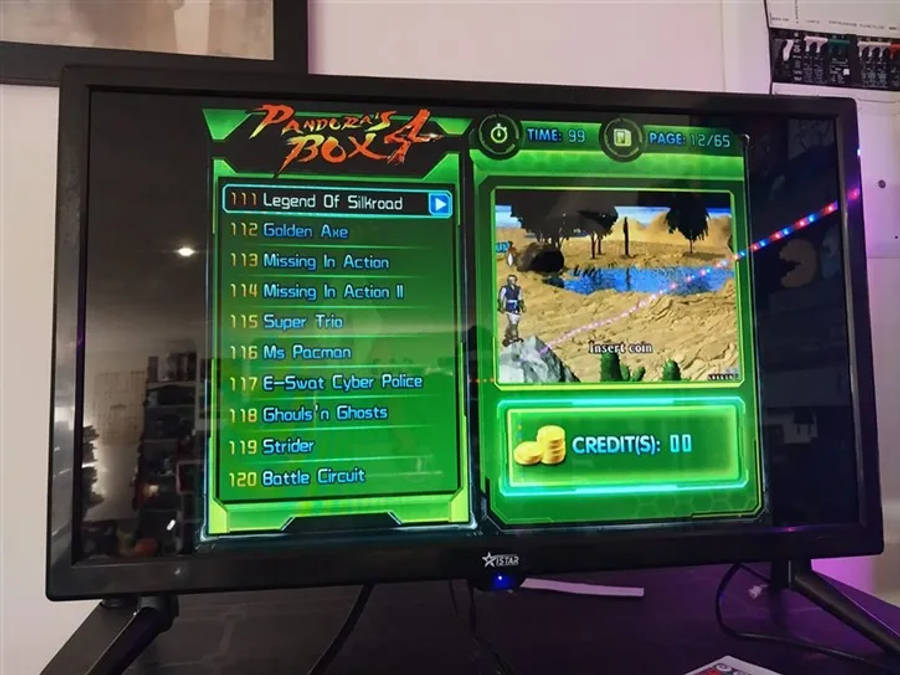 Street Fighter theme Arcade table top console