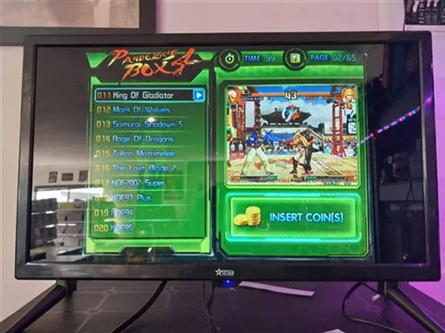Street Fighter theme Arcade table top console