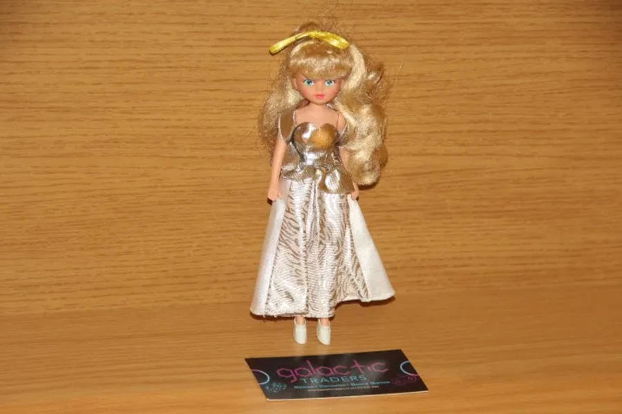 Sally Doll Beige Satin Dress
