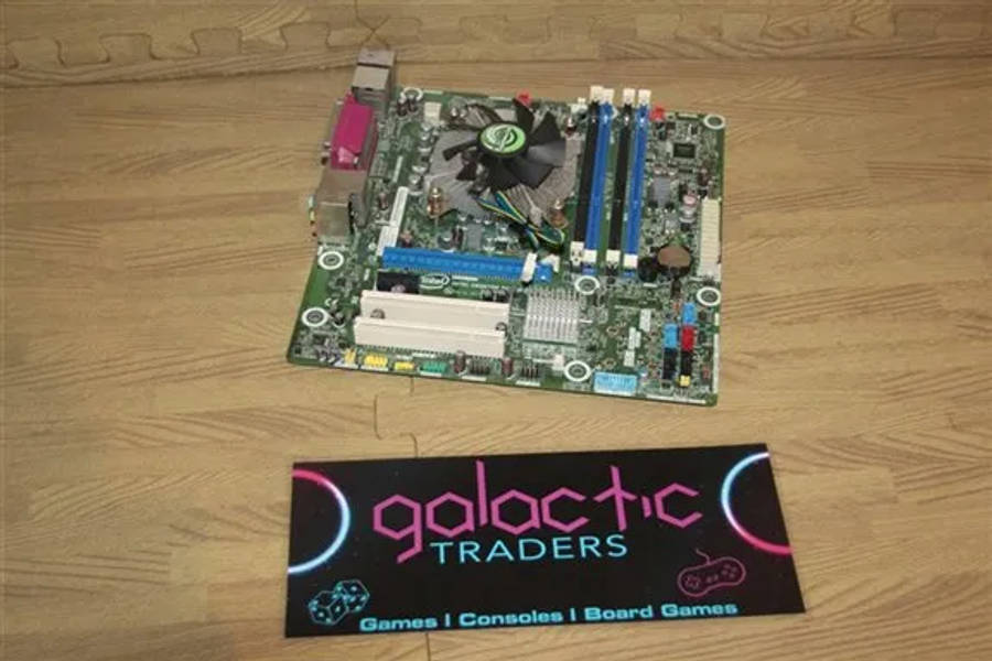 Intel Desktop Motherboard with i5 3rd gen CPU and cooler fan, UNTESTED