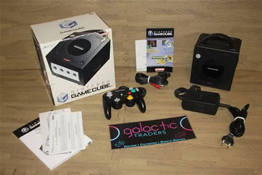 Retro Nintendo Gamecube console in box