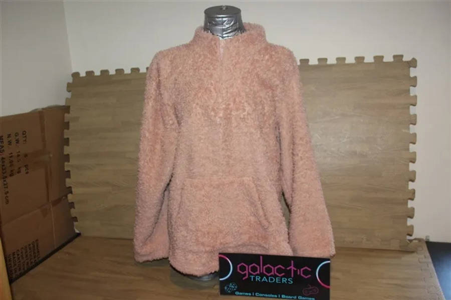 Polyester Fluffy pink jersey (XL)