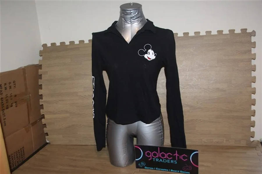 (ORIGINAL Disney) Mickey Mouse cotton longsleeve shirt (XS)