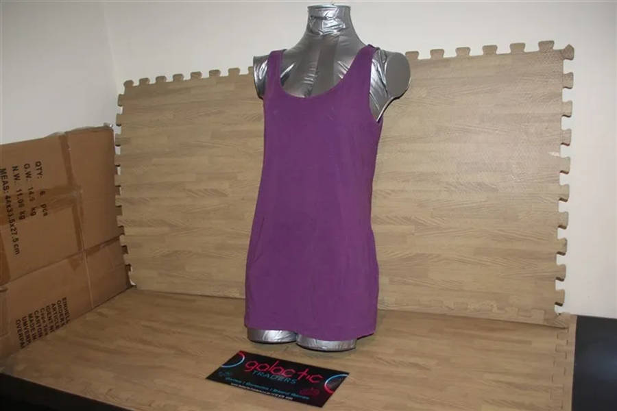 Purple Cotton Vest, Size XL
