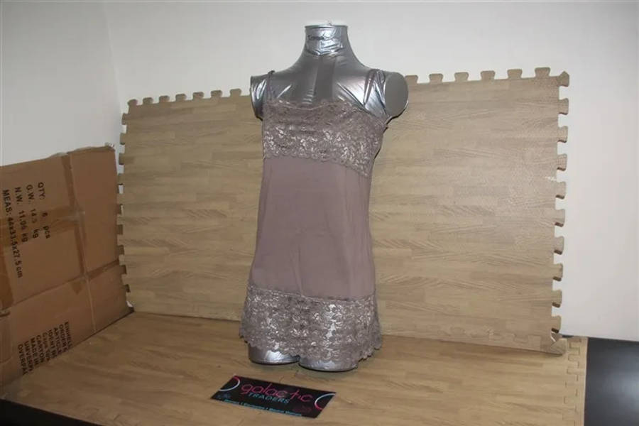 Brown cotton vest, Size XL