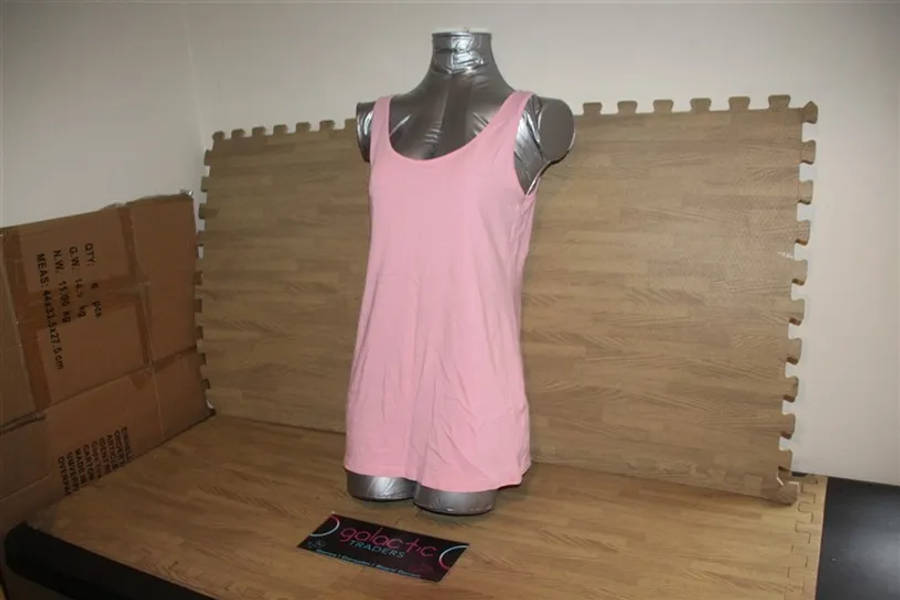 Cotton pink tank top, Size XL