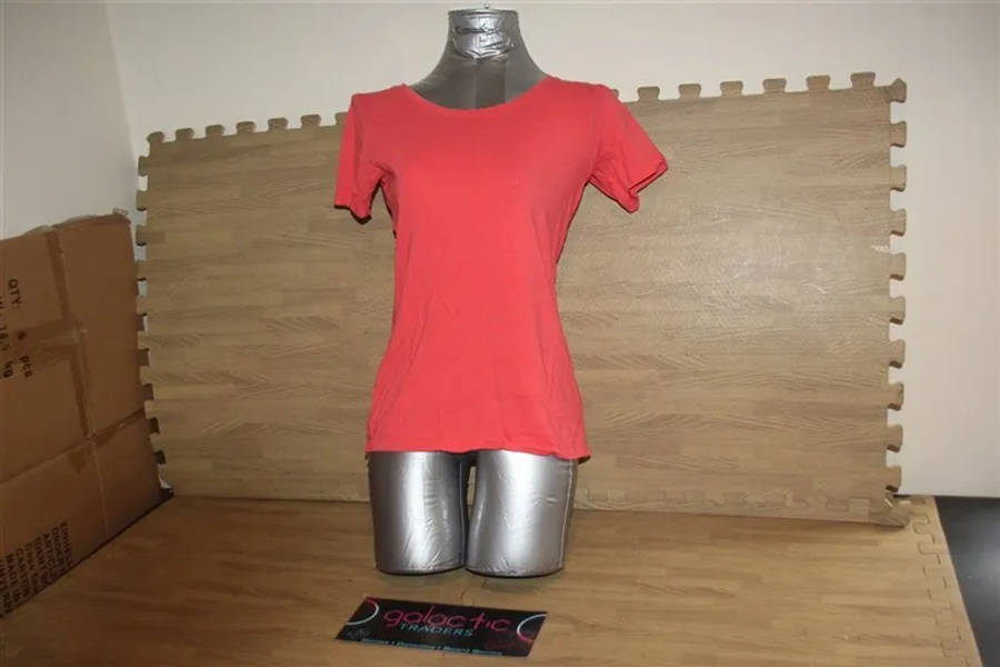 Cotton Red-pink T-shirt, Size Small