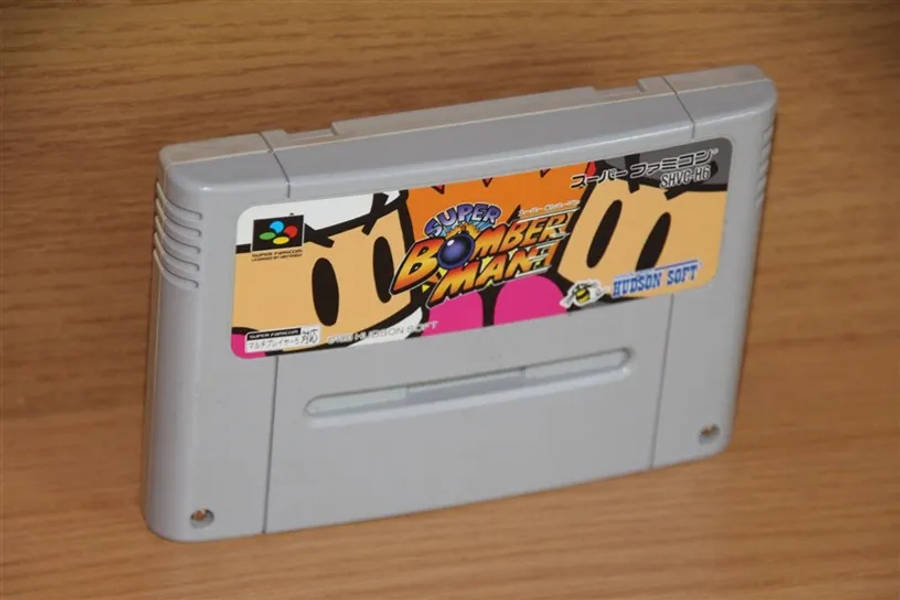 Retro Super Nintendo SNES Super Bomber Man Game Cartridge