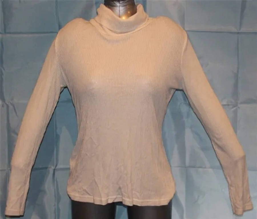 Miladys White Turtle Neck Size 12/36
