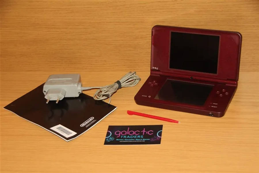 Nintendo Maroon Dsi XL Handheld Console