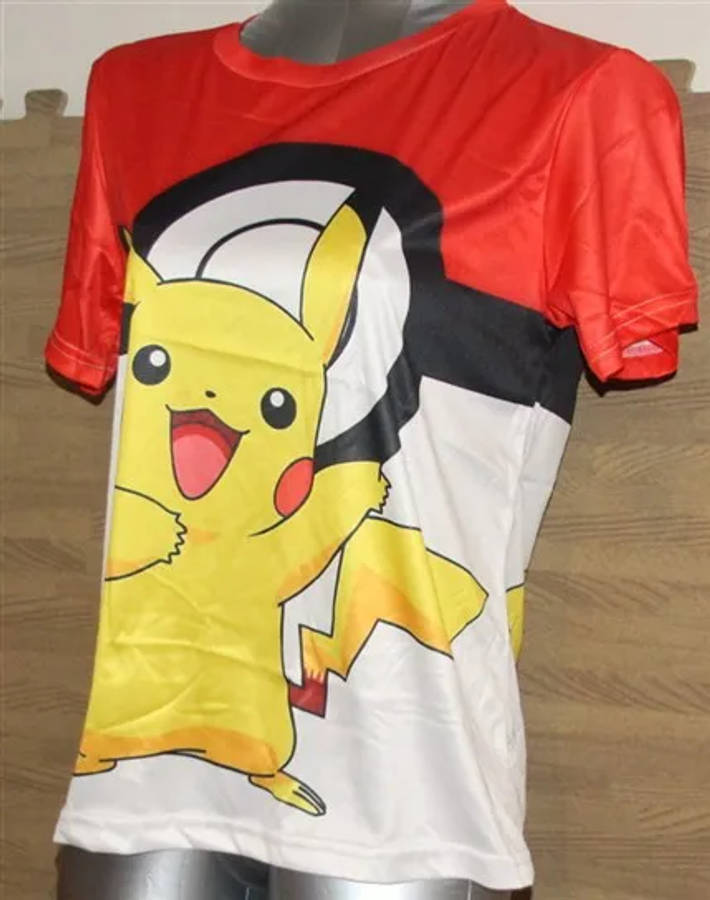 Pokemon Pikachu T-shirt 100% Polyester, ages 13-14