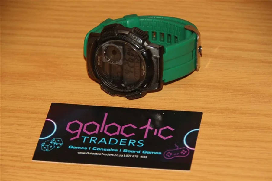 Green Casio G-Shock Watch