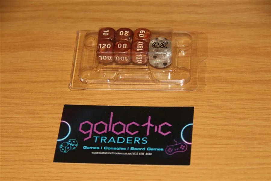 Pokemon Red Damage Dice Set