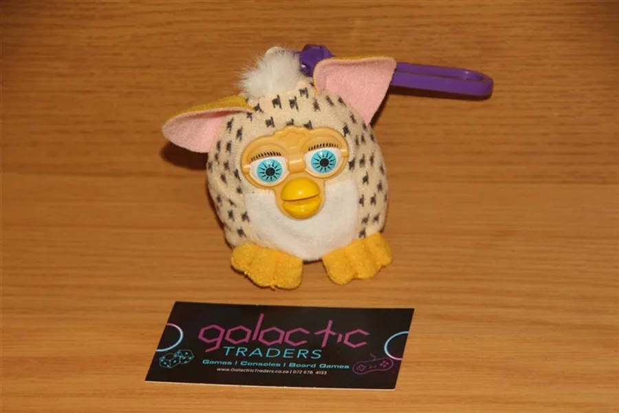 Leopard Print Furbie Keychain