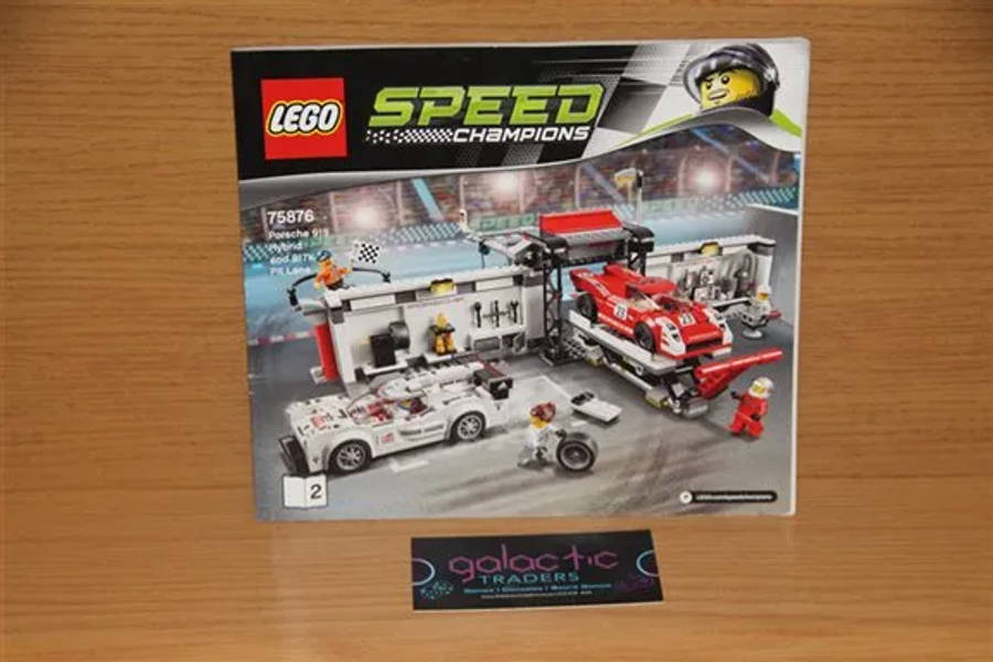 LEGO Speed Champions Porsche 919 Hybrid and 917K Pit Lane Set Instruction Manual