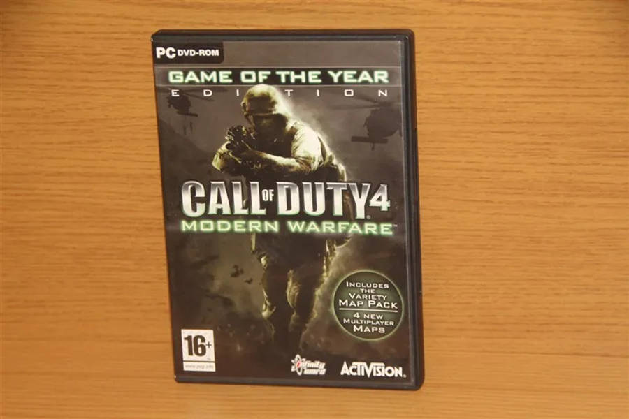 PC Call Of Duty 4 Modern Warfare  Game Of The Year Edition