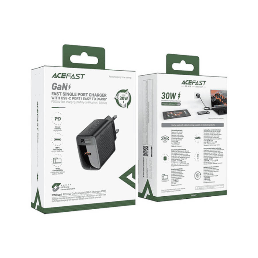 ACEFAST Fast Charge Wall Charger A102 PD30W GaN