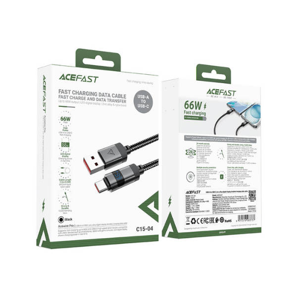 ACEFAST Charging Data Cable C15-04 USB-A to USB-C 66W