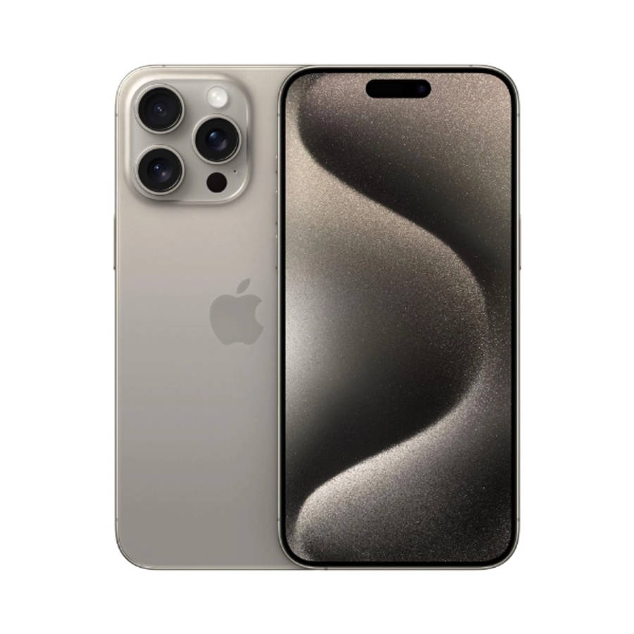 Apple iPhone 15 Pro Max 256GB - Natural Titanium (RENEWED)