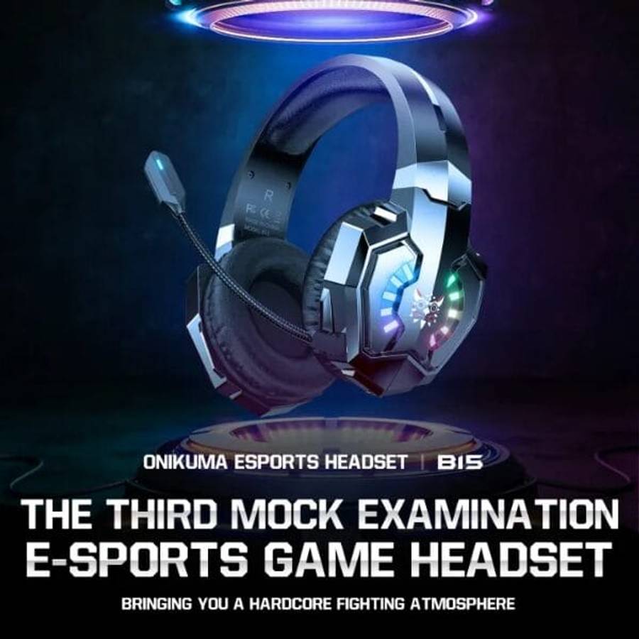 Onikuma B15 Tri-Mode RGB Gaming Headset