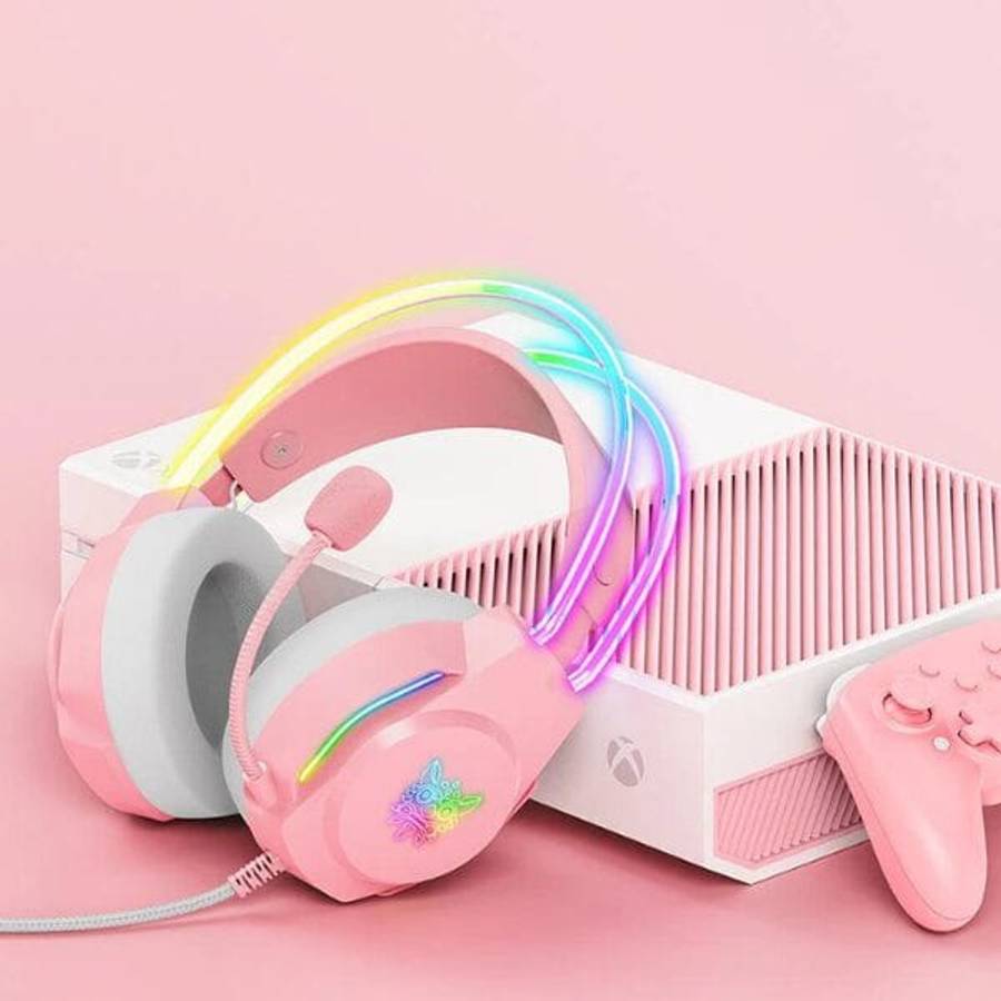 ONIKUMA X26 RGB Light Noise Reduction Wired Headphones