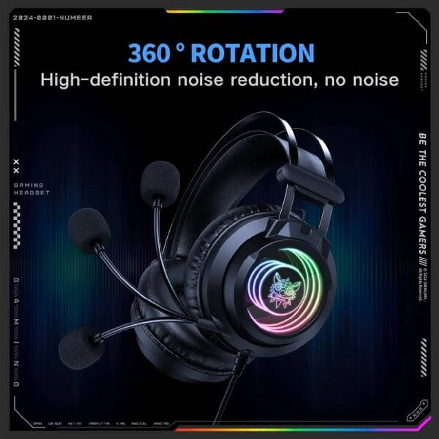 ONIKUMA X80 Abyssal Mirror Effect Game Headphones