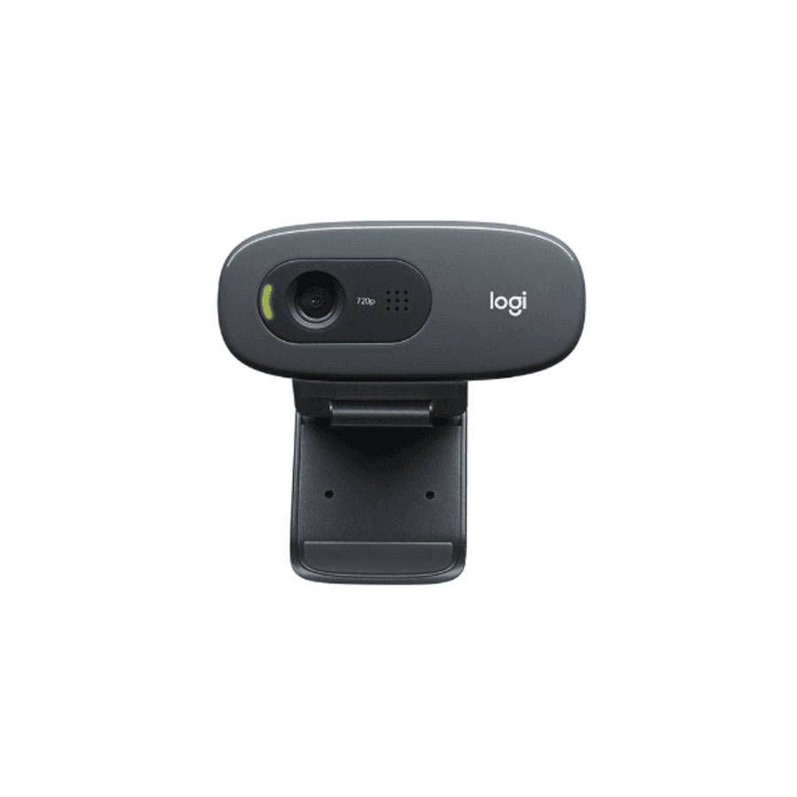 Logitech C270 720p HD Webcam  Black