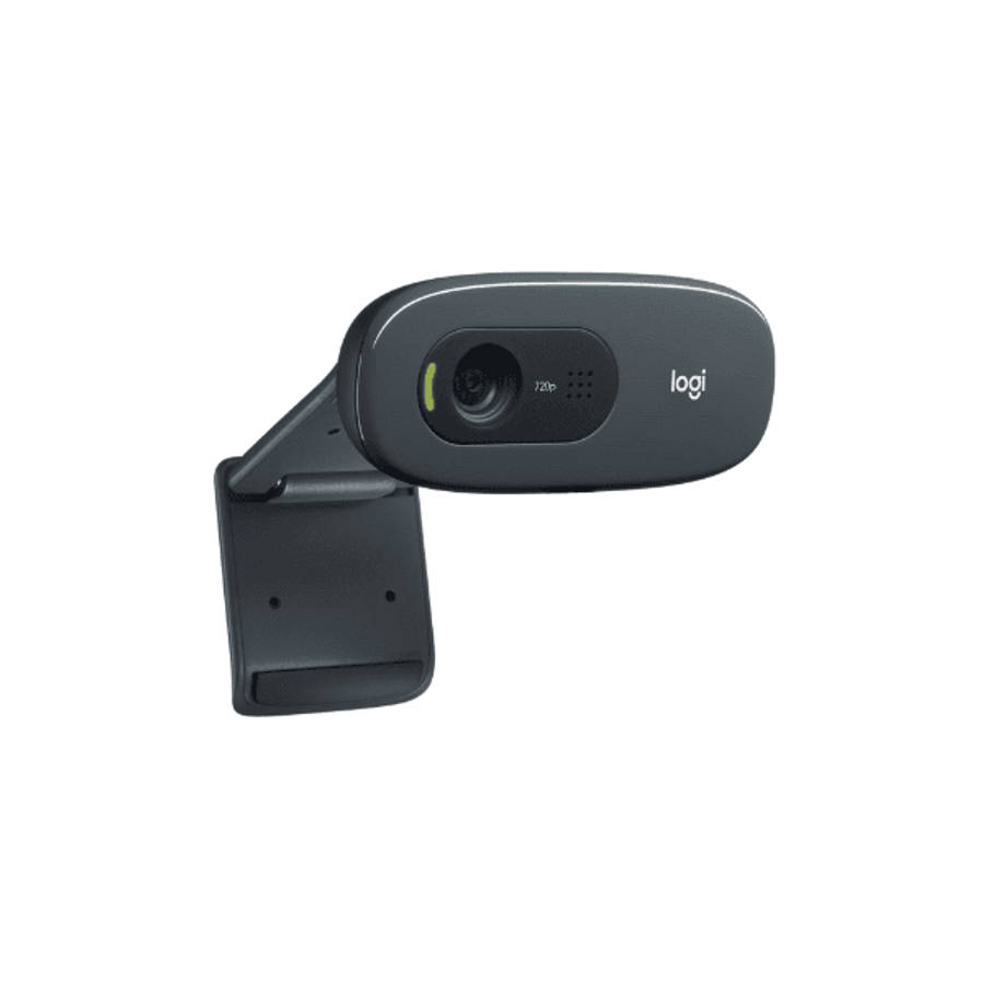 Logitech C270 720p HD Webcam  Black