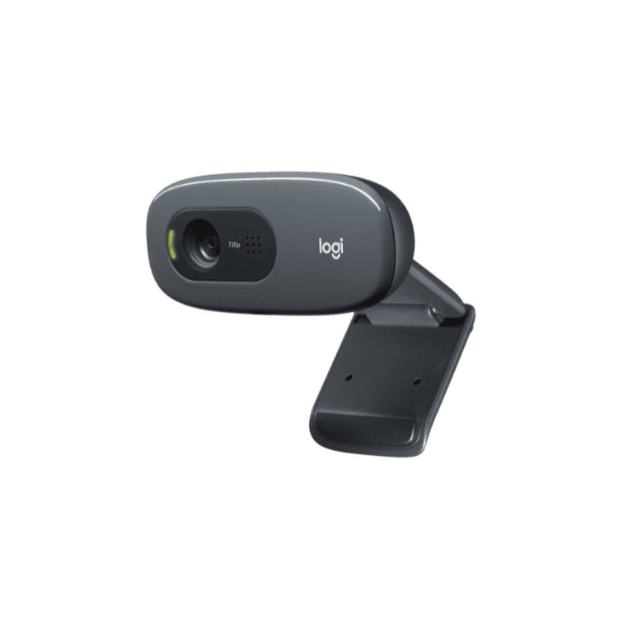 Logitech C270 720p HD Webcam  Black