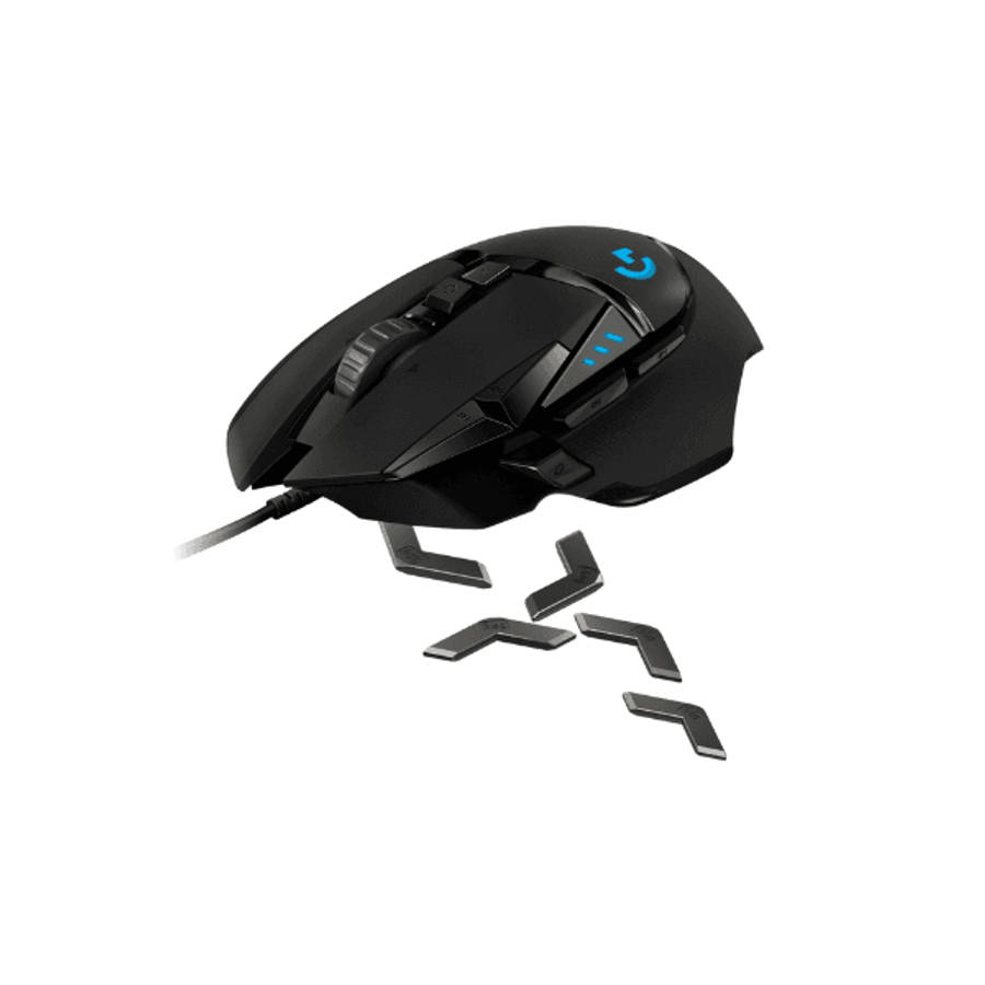 Logitech G502 Hero Wired Gaming Mouse  Black