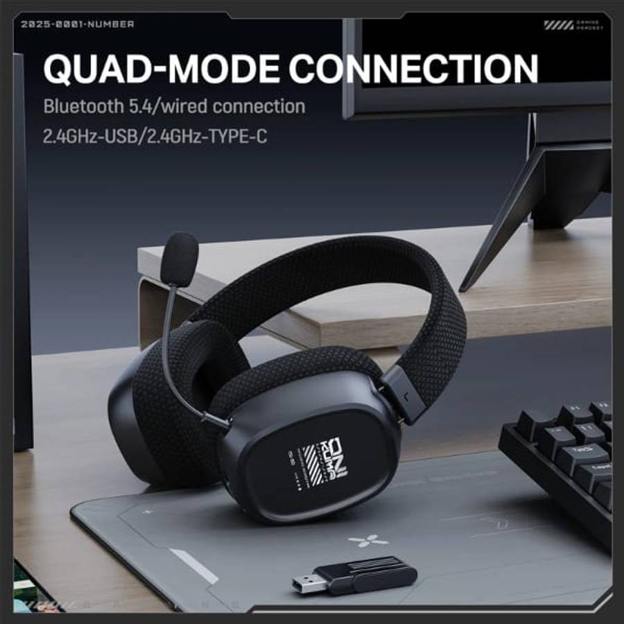 ONIKUMA GT839 Tri-Mode Wireless Headphones