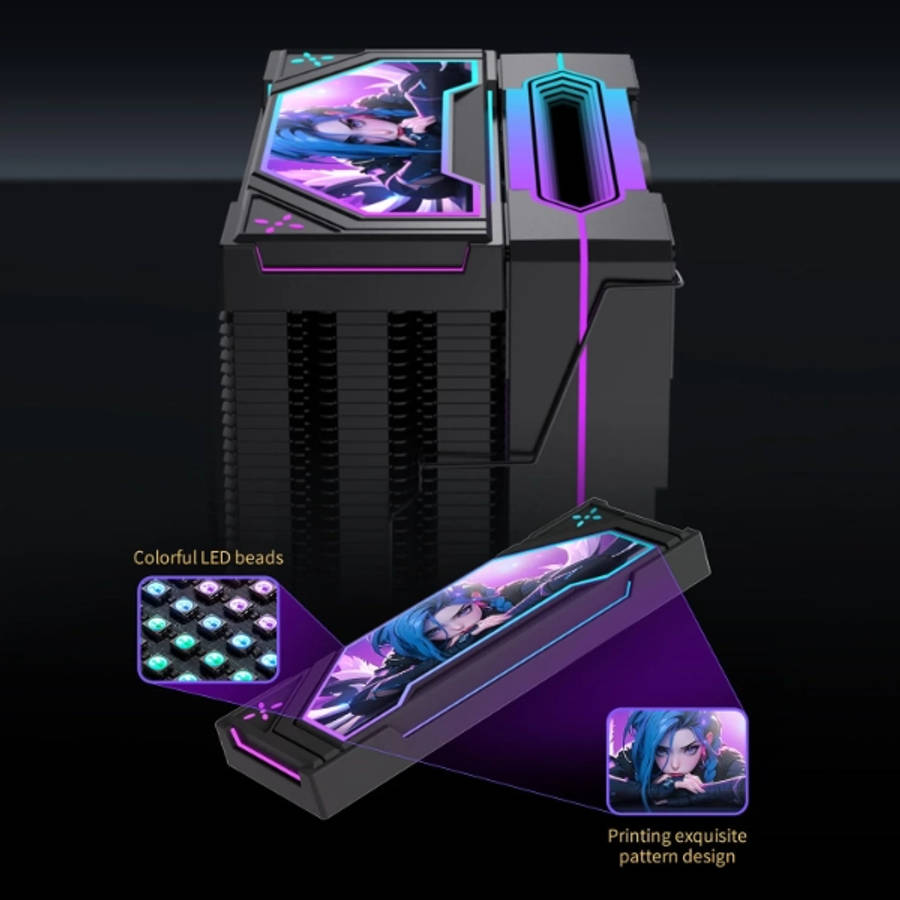 LovingCool J160 CPU Air Cooler  White