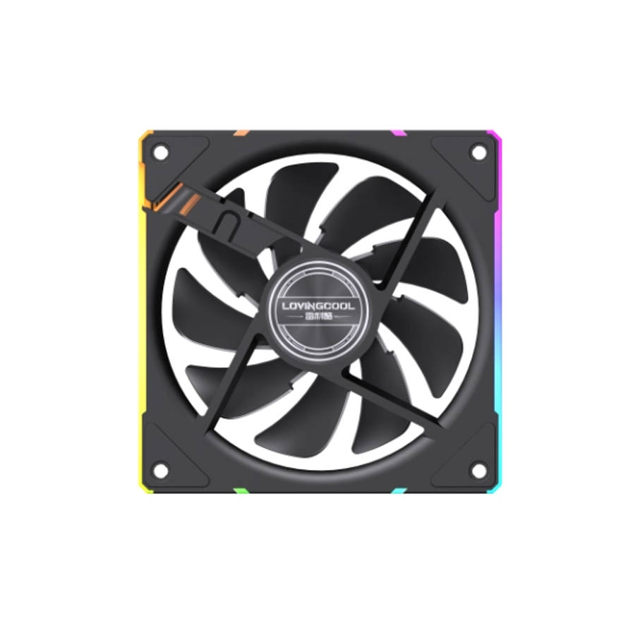 LovingCool PJ MAX-120 CD ARGB 120mm Case Fan  Black