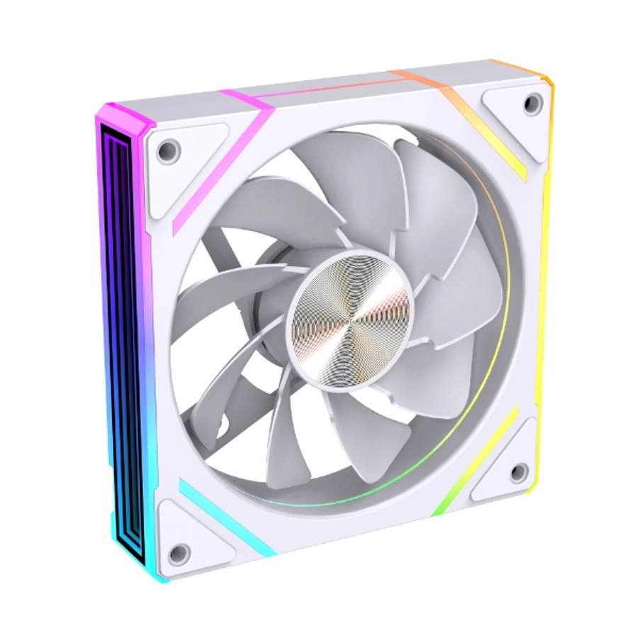 LovingCool PJ MAX-120 CD ARGB 120mm Case Fan  White