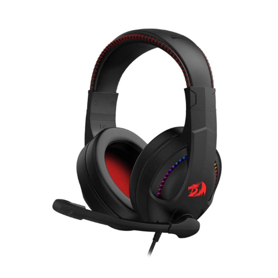 Redragon H211 CRONUS Surround Sound RGB Wired Gaming Headset  Black