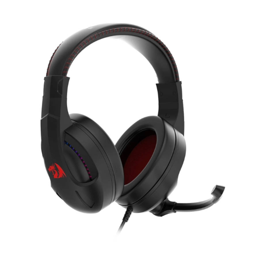 Redragon H211 CRONUS Surround Sound RGB Wired Gaming Headset  Black