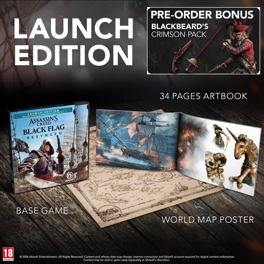 Assassin's Creed Black Flag: Resynced  Launch Edition (PS5)