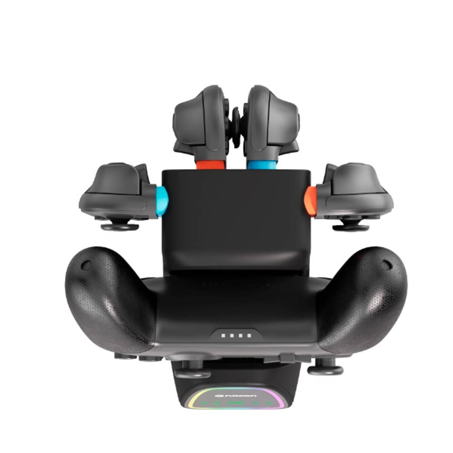 Nacon QuadPro RGB Charging Dock For Switch 2 Pro Controller + Joy-Con + Console (NS2)