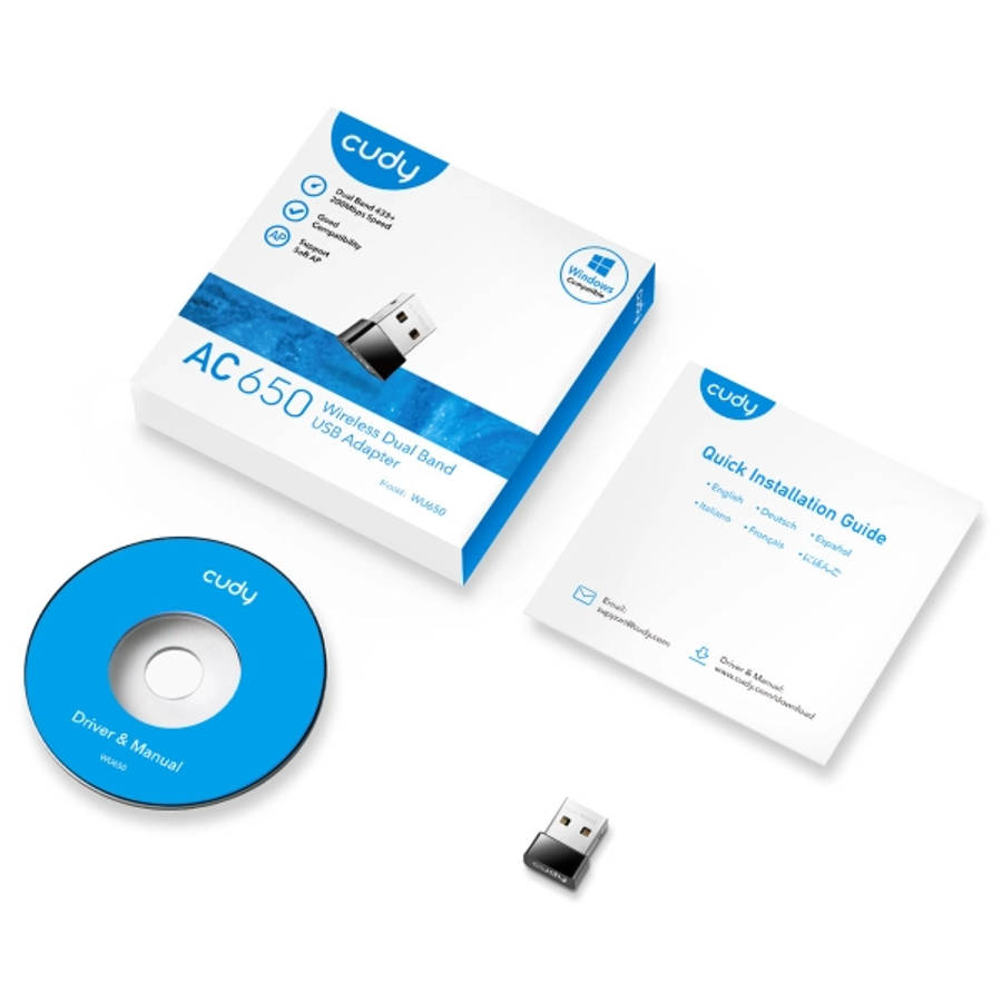 Cudy AC650 Nano WIFI USB Adapter
