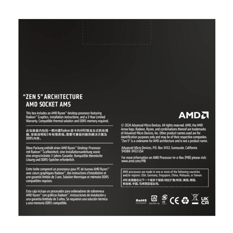 AMD RYZEN 5 9600X 6-Core 3.9GHz AM5 CPU